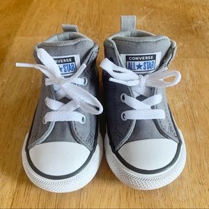 Grey Converse High Top Sneakers